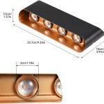 HEXEN 4+4 WALL LIGHT