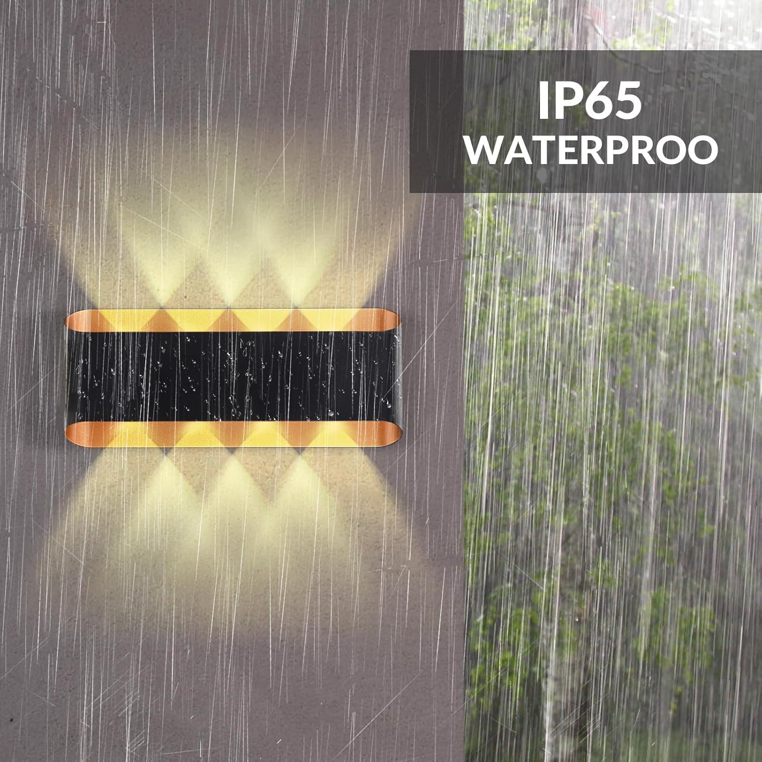 HEXEN 4+4 WALL LIGHT