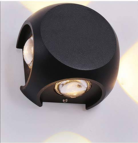 4 WAY CRYSTAL BALL WALL LIGHT