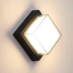 SINGLE GLASS SQ WALL LIGHT