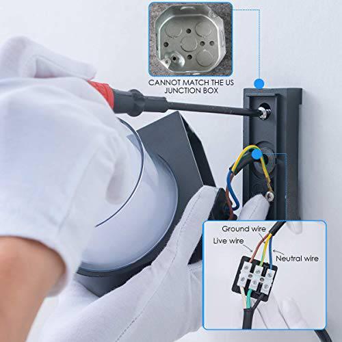 DOUBLE GLASS RD WALL LIGHT