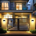 DOUBLE GLASS RD WALL LIGHT