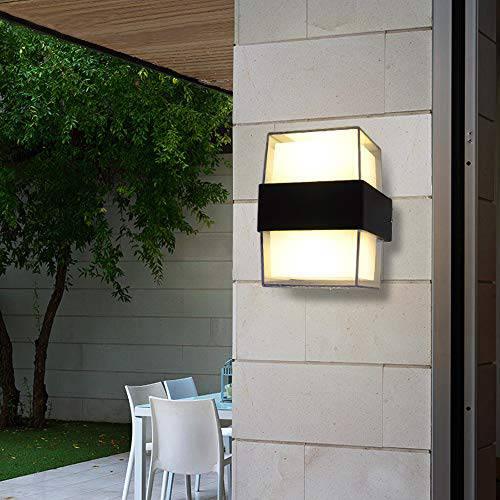 DOUBLE GLASS SQ WALL LIGHT